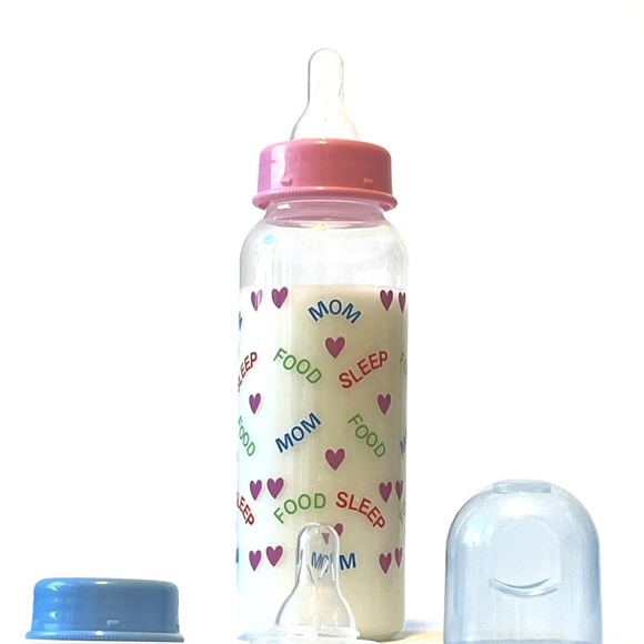 Baby Feeding Bottles, 8 Ounces for Infants, Newborn, Colorful Sets, Pack of 4 - Picture 4 of 7